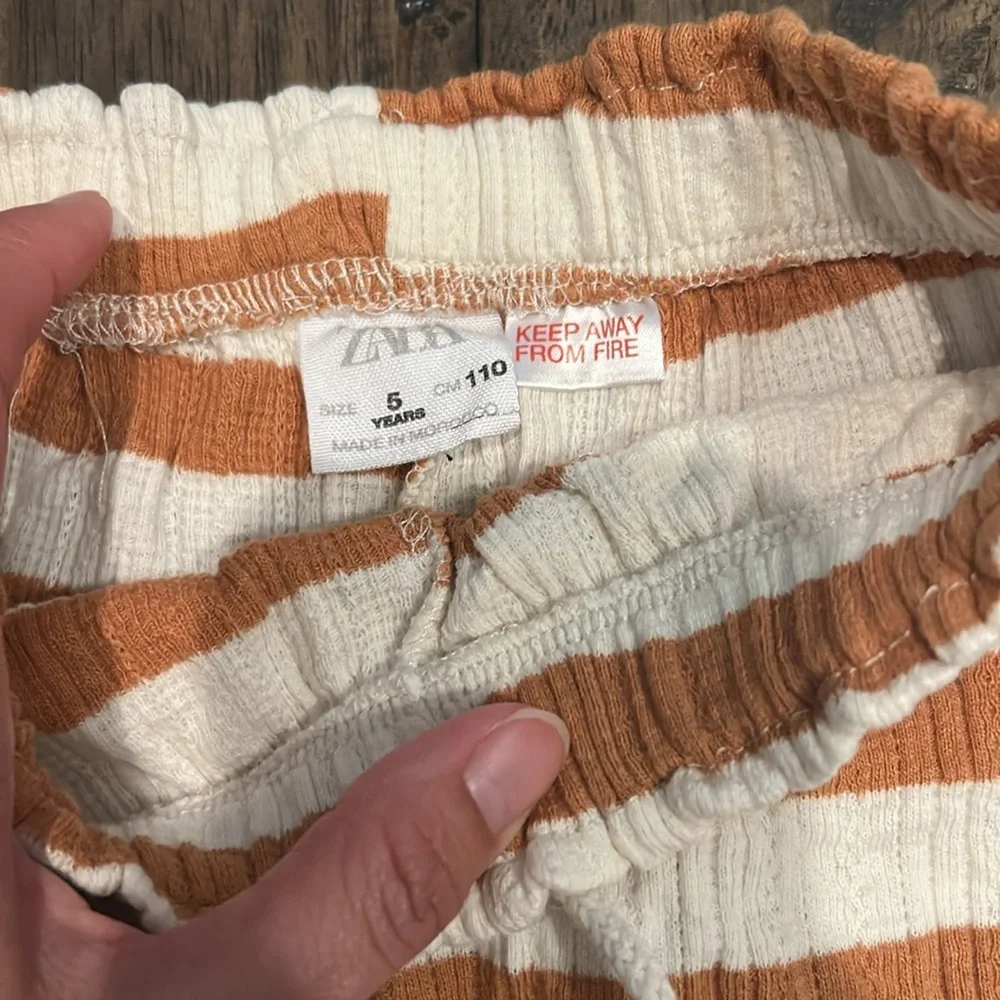Zara Kids Cream and Tan set